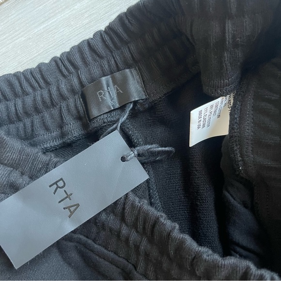 *$295 NWT RtA MEN CARLOS MIXED MEDIA JOGGER PANTS SZ XS